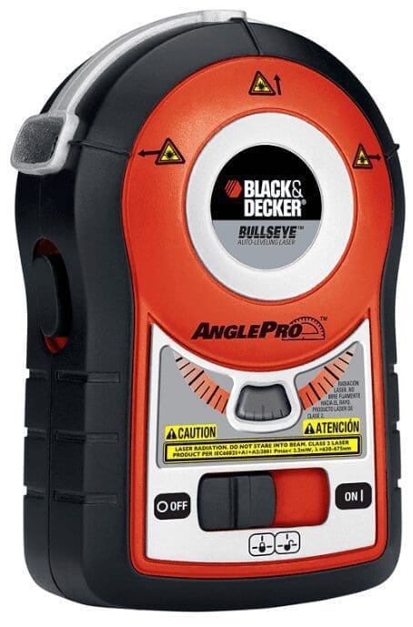 BLACK+DECKER BullsEye AutoLeveling Laser with AnglePro BDL170 Gardenfrontier BLACK+DECKER BullsEye Auto Leveling Laser with AnglePro BDL170