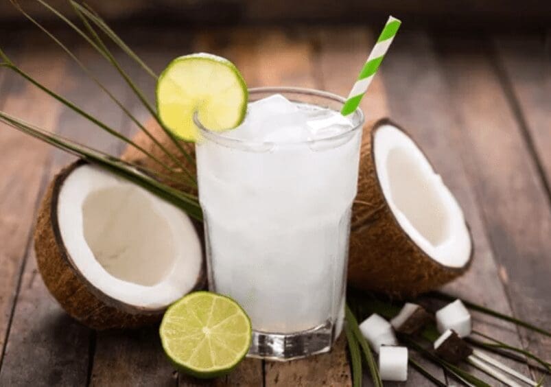 Coconut Lime Ice Gardenfrontier Creamy coconut lime ice pops with bright citrus flavor