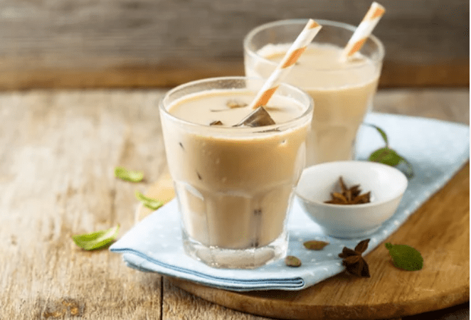 Spiced Chai Ice Gardenfrontier Spiced chai ice cream with warm tea spices