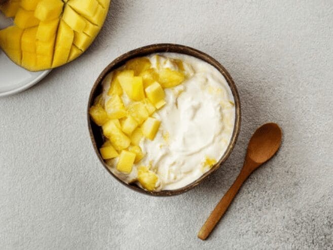 Tropical Mango Coconut Yogurt Bark Gardenfrontier Tropical Mango Coconut Yogurt Bark