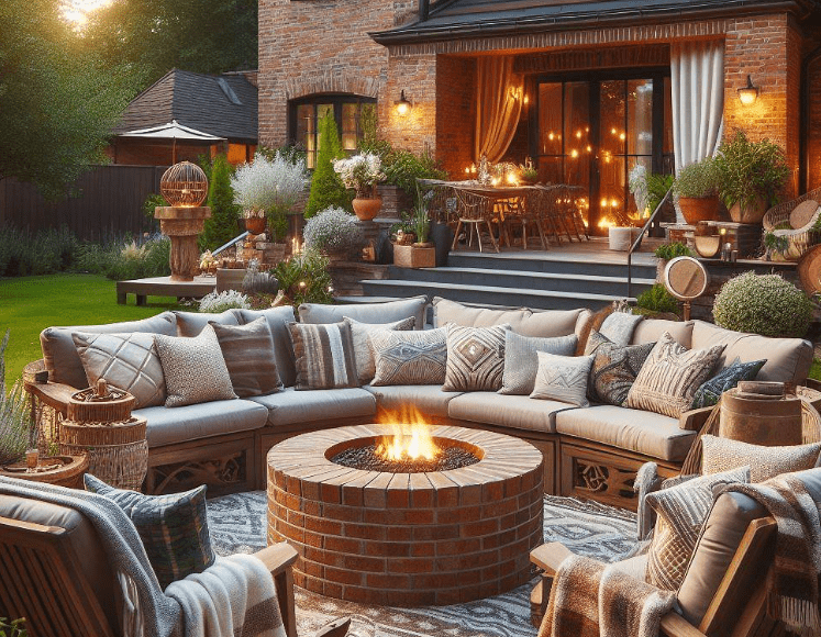 Brick Fire Pit Gardenfrontier Brick Fire Pit