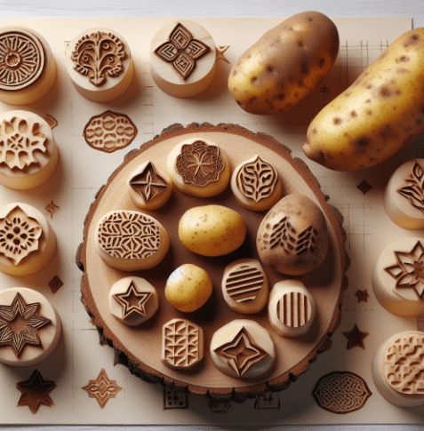 Potato Stamps Gardenfrontier Potato Stamps