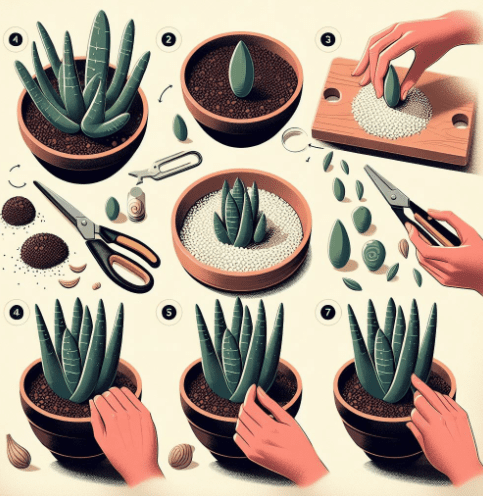 StepbyStep Guide for Propagating Aloe Pups Gardenfrontier Step by Step Guide for Propagating Aloe Pups