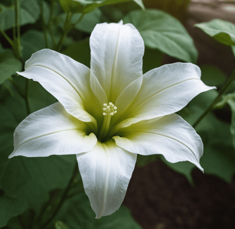 Moon Flower ipomoea alba Gardenfrontier Moon Flower ipomoea alba