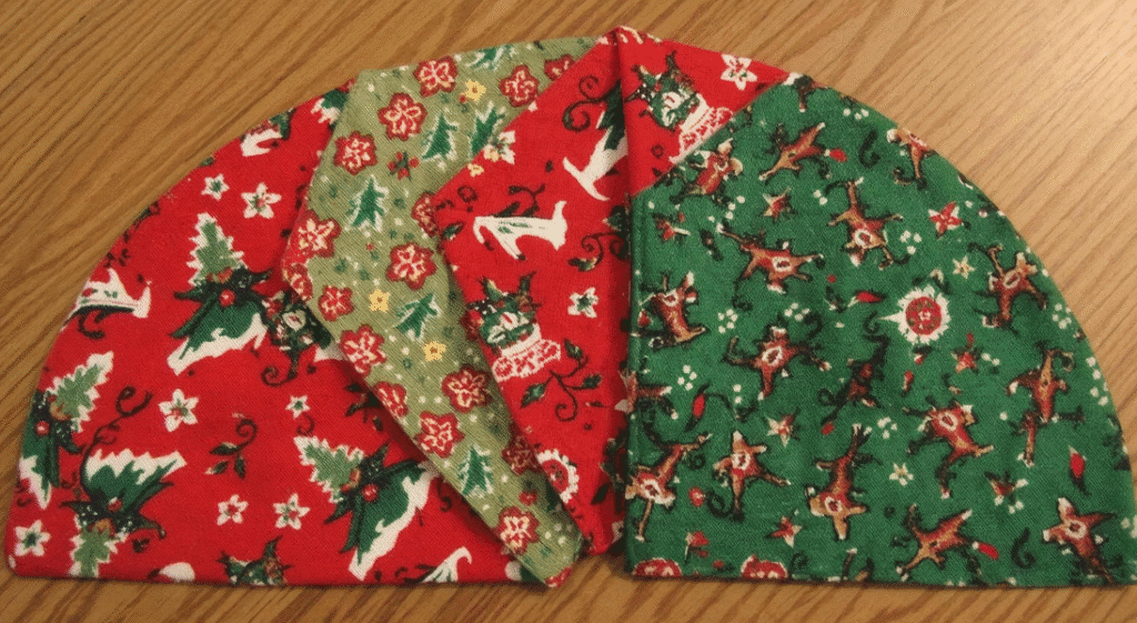 Sewn HalfCircle Tree Napkins Gardenfrontier Sewn Half Circle Tree Napkins