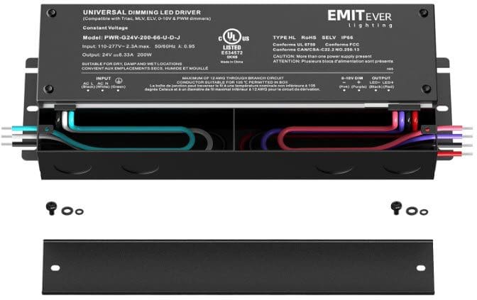 24V Dimmable LED Strip Kit with 010V Driver Gardenfrontier 24V Dimmable LED Strip Kit with 0 10V Driver