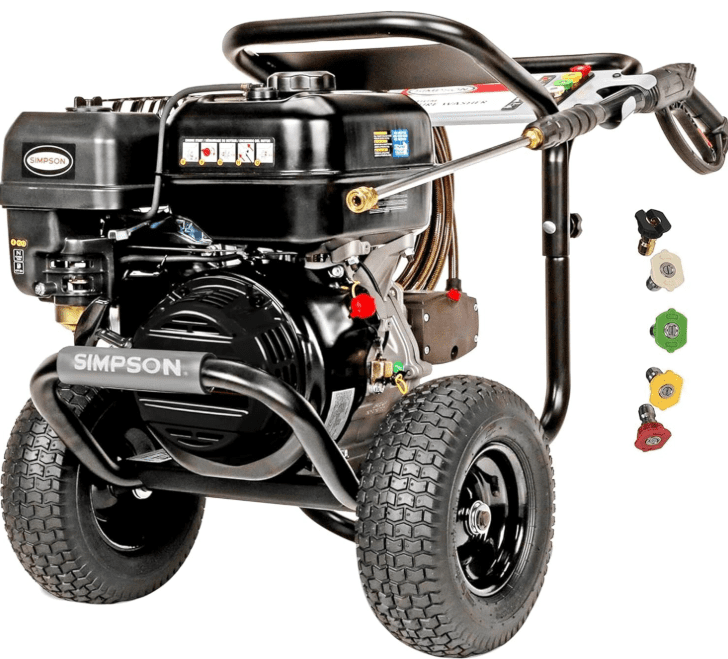 Simpson 4400 PSI Gas Pressure Washer 40 GPM Commercial Power Washer Cold Water 50 Gardenfrontier' Hose, PowerShot, 49-State Compliant Simpson 4400 PSI Gas Pressure Washer
