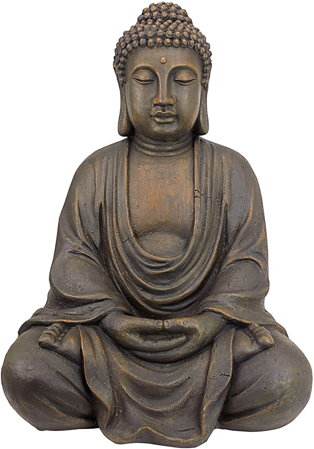 Meditative Buddha Garden Statue Meditative Buddha garden statue in a peaceful outdoor corner