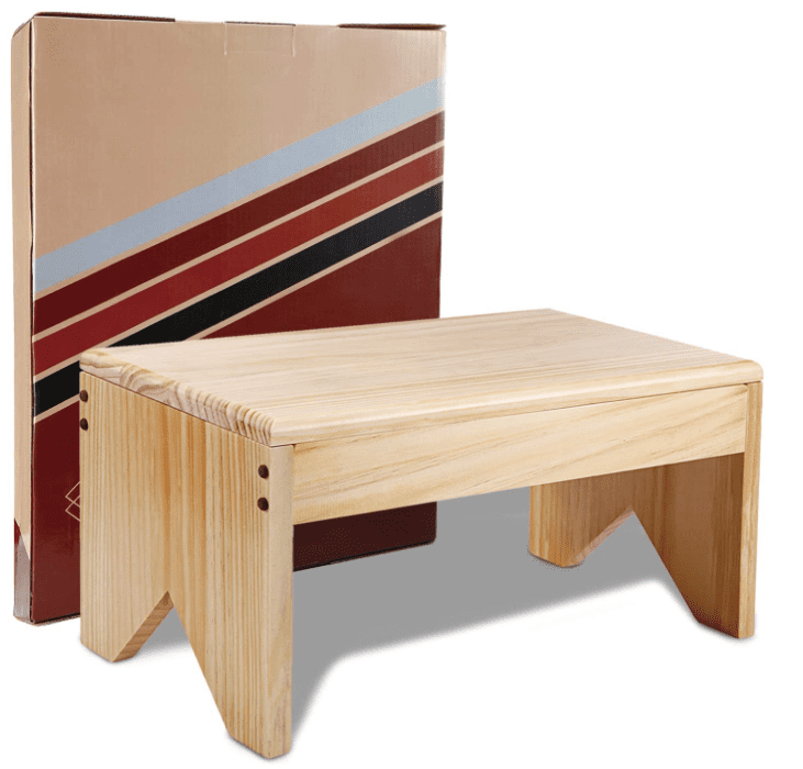 Wooden Step Stool Gardenfrontier Wooden Step Stool