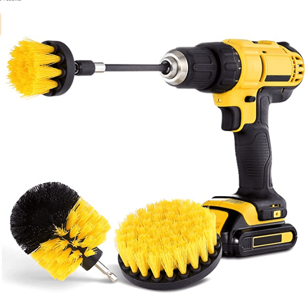 Drill Brush Attachment Set Power Scrubber Brush Cleaning Kit Gardenfrontier Drill Brush Attachment Set Power Scrubber Brush Cleaning Kit
