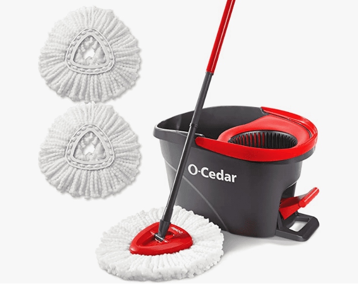 OCedar EasyWring Microfiber Spin Mop Bucket Floor Cleaning System Gardenfrontier O Cedar EasyWring Microfiber Spin Mop Bucket Floor Cleaning System