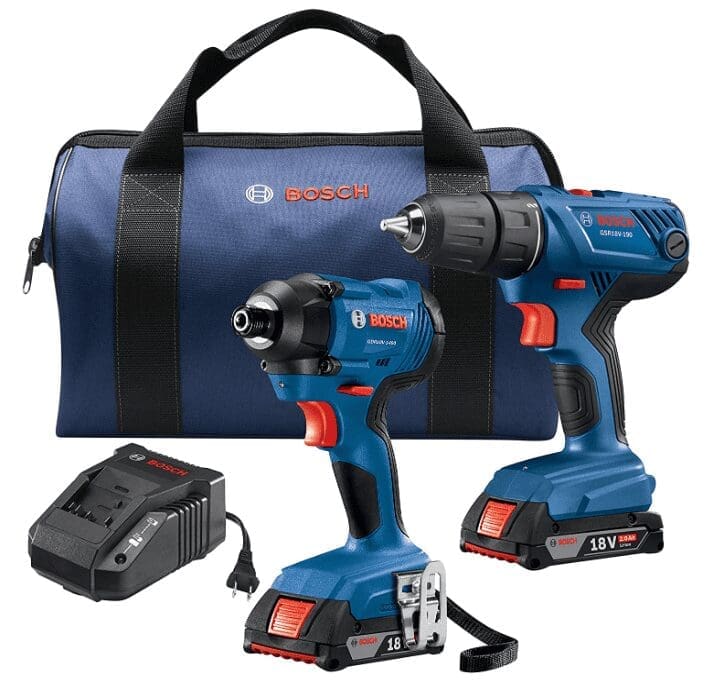 Bosch 18V DrillImpact Driver Kit Gardenfrontier Bosch 18V DrillImpact Driver Kit