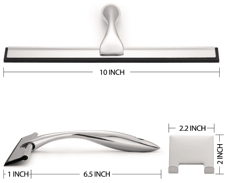 HIWARE AllPurpose Shower Squeegee Gardenfrontier HIWARE All Purpose Shower Squeegee