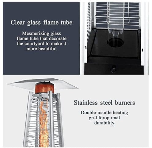 PAMAPIC Propane Patio Heater Gardenfrontier PAMAPIC Propane Patio Heater