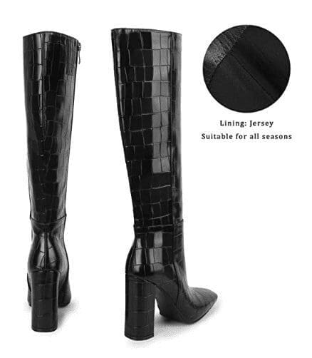 ISNOM Women Gardenfrontier's Knee High Boots ISNOM Women's Knee High Boots