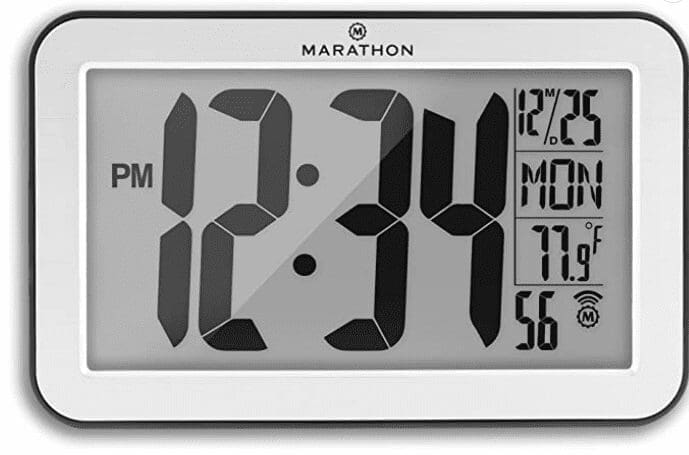 Marathon Atomic Wall Clock Gardenfrontier Marathon Atomic Wall Clock