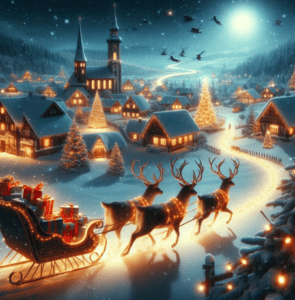 Create a Santa Gardenfrontier's Sleigh Scene Create a Santa's Sleigh Scene