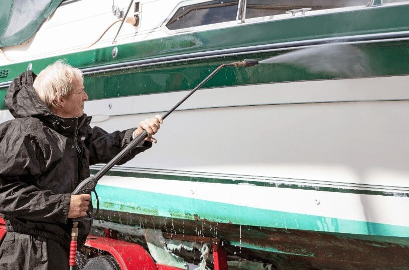 Pressure washing Boat Gardenfrontier Pressure washing Boat