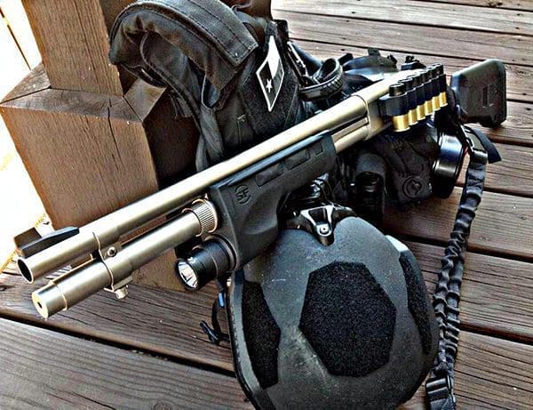 Flashlight mount for shotgun Gardenfrontier Flashlight mount for shotgun