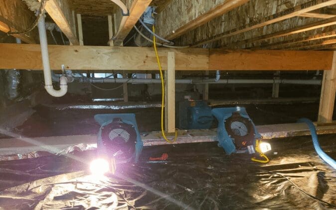 Crawl Space water damage Gardenfrontier Crawl Space water damage