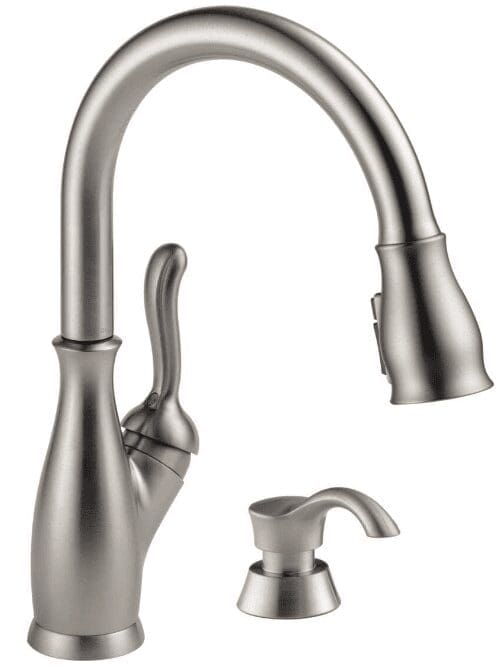 Delta Faucet Leland SingleHandle Kitchen Sink Faucet with Pull Down Sprayer Gardenfrontier Delta Faucet Leland Single Handle Kitchen Sink Faucet with Pull Down Sprayer