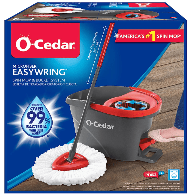 OCedar EasyWring Microfiber Spin Mop Gardenfrontier O Cedar EasyWring Microfiber Spin Mop