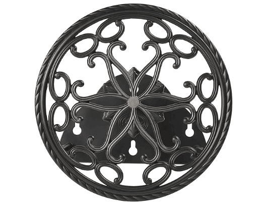 Decorative WallMounted Hose Butler Gardenfrontier Decorative metal hose butler wall mounted garden hose holder