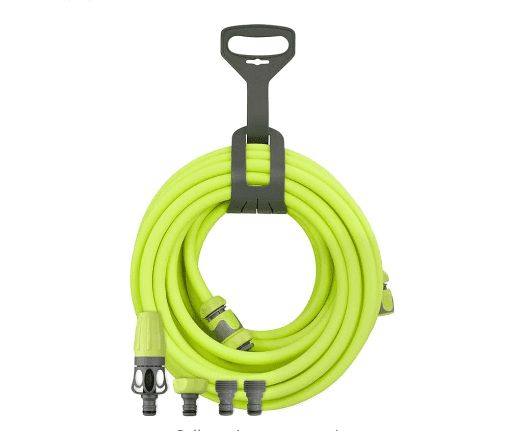Flexzilla Retractable Hose Reel Gardenfrontier Flexzilla retractable wall mounted garden hose reel with swivel bracket