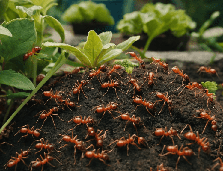 Keep Ants Out Naturally With Plants Aromatic plants used to naturally repel ants from gardens and homes