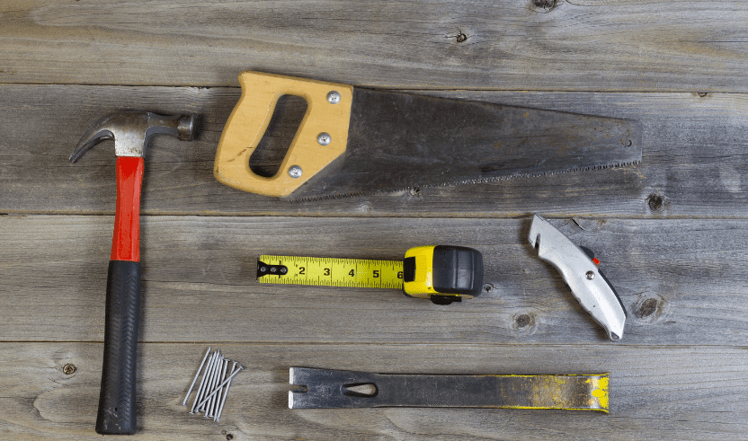 Basic Hand Tools Gardenfrontier A well organized wooden toolbox filled with essential hand tools
