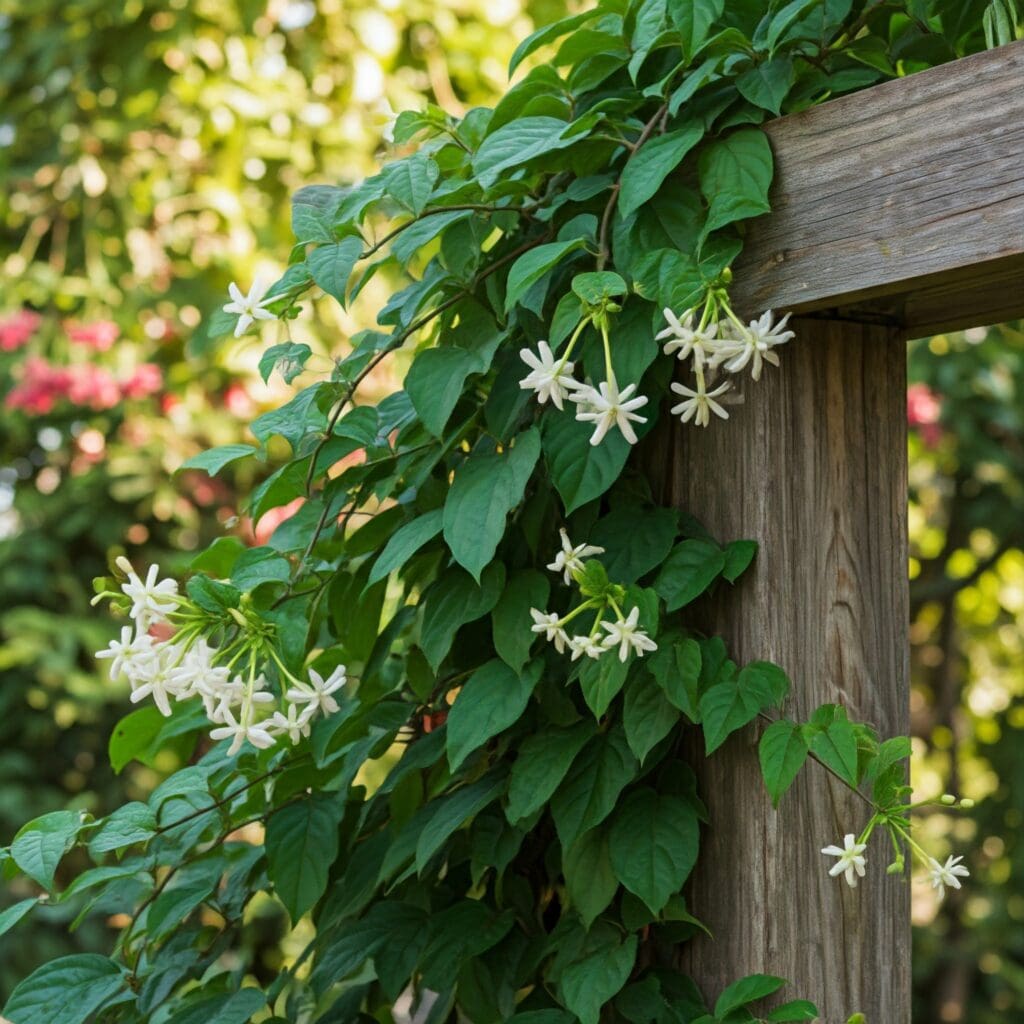 Rangoon Creeper on Trellis Gardenfrontier Rangoon Creeper on Trellis