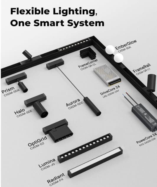 SCON 12Pack Track Rails Recessed Magnetic Track Lighting Kit Easy Install Aluminum Rail System for Flush Mount LED Heads for Magnetic Lamp Heads for Kitchen Living Room Office Shop Gardenfrontier SCON 12 Pack Track Rails Recessed Magnetic Track Lighting Kit Easy Install Aluminum Rail System for Flush Mount LED Heads for Magnetic Lamp Heads for Kitchen Living Room Office Shop