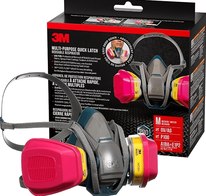 3M 65023QLHA1C Pro MultiPurpose Respirator with Quick Latch Gardenfrontier 3M 65023QLHA1 C Pro MultiPurpose Respirator with Quick Latch