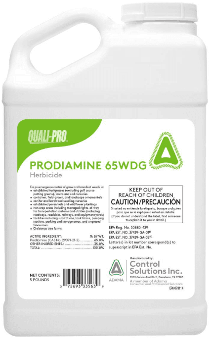 Prodiamine 65 Wdg 5lbs Preemergent Grass Broadleaf Weeds Gardenfrontier
Prodiamine 65 Wdg 5lbs Pre-emergent Grass Broadleaf Weeds