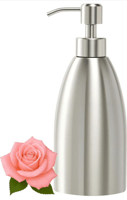 Emarful 304 Stainless Steel Soap Dispenser 16oz RustProof Liquid Soap Pump Bottle for Kitchen or Bathroom Countertop Hand Dish Lotion Leakproof Gardenfrontier Emarful 304 Stainless Steel Soap Dispenser 16oz Rust Proof Liquid Soap Pump Bottle for Kitchen or Bathroom Countertop Hand Dish Lotion Leak proof
