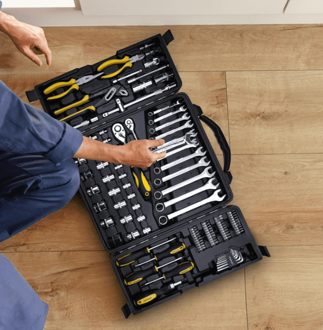 Stanley 110 Pcs Multi Purpose Tool Set Gardenfrontier Stanley 110 Pcs Multi Purpose Tool Set