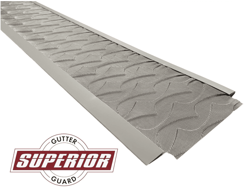 Superior Gutter Guards | NEW Raised StainlessSteel Screen Technology Gutter Cover DIY Constructed Fits any Traditional 5inch Gutter 48FT Kit Gardenfrontier Superior Gutter Guards | NEW Raised Stainless Steel Screen Technology Gutter Cover DIY Constructed Fits any Traditional 5 inch Gutter 48FT Kit
