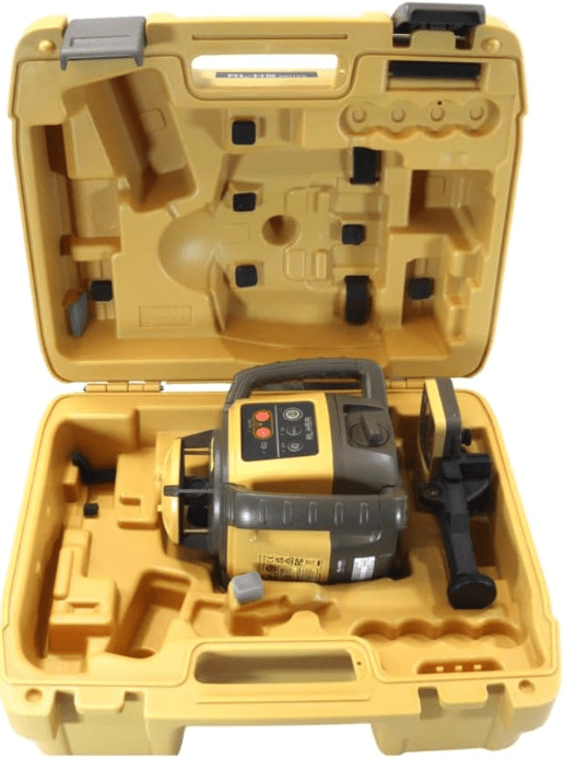 Topcon RLH5A Self Leveling Horizontal Rotary Laser with Field Book LS80 Receiver Gardenfrontier Topcon RL H5A Self Leveling Horizontal Rotary Laser with Field Book LS 80 Receiver