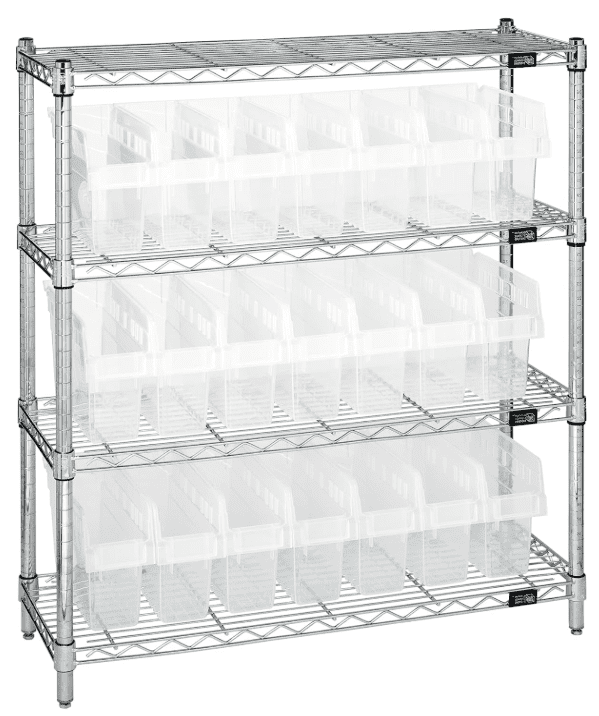 Amazon Basics 4Shelf Adjustable Heavy Duty Storage Shelving Unit with Wheels NoTool Easy Assembly Garage Shelving Metal Wire Rack with Casters and Leveling Feet 36 x 14 x 578 Chrome Gardenfrontier Amazon Basics 4 Shelf Adjustable Heavy Duty Storage Shelving Unit with Wheels
