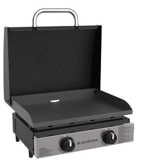 Blackstone 1813 Original 22 Tabletop Griddle with Hood and Stainless Steel Front Plate Powder Coated Steel Gardenfrontier blackstone 22 inch tabletop griddle